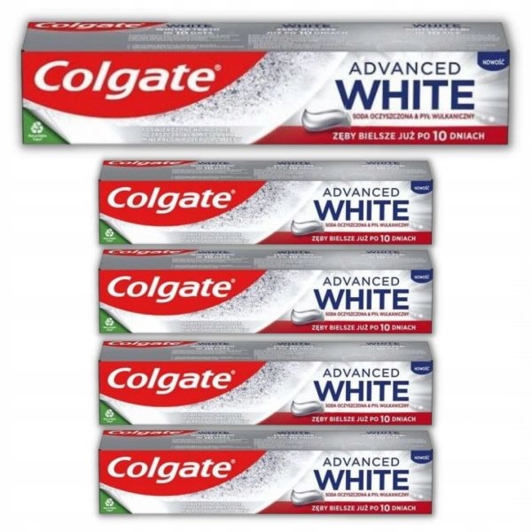 Pasta do zębów Colgate advanced white 100 ml x 5