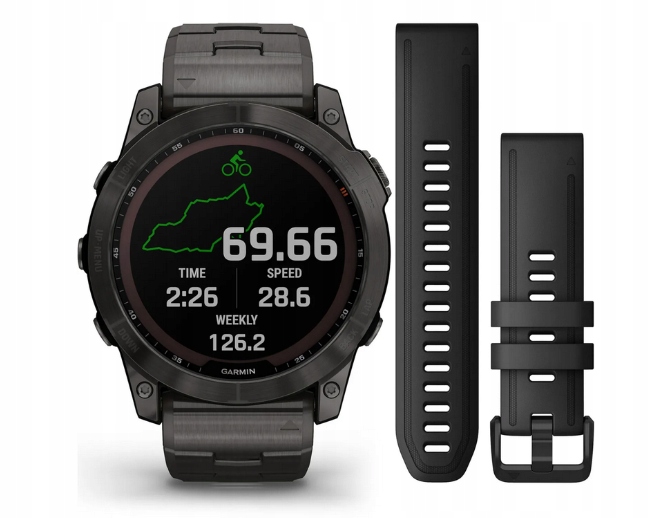 Garmin Fenix 7X Pro Sapphire Solar fekete Fejlett Gps okosóra