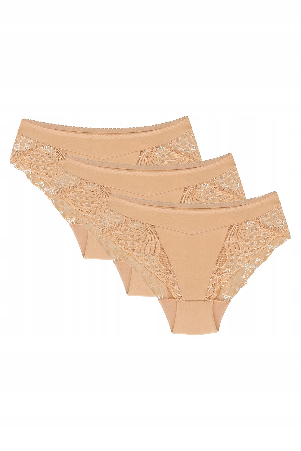 Wol-Bar Eco-Zo 3-pack béžový M Kalhotky kalhotky