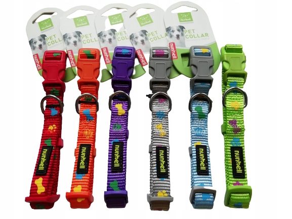 

Obroża regulowana dla małego psa parciana 25-32cm