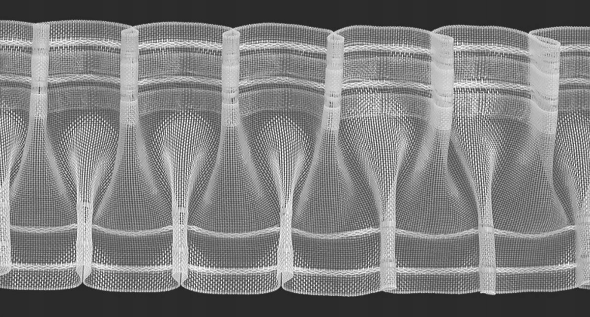 TAŚMA MARSZCZĄCA do firan zasłon smok 8 cm