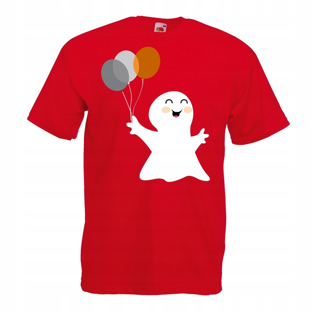 

Koszulka duch balony halloween XXL czerwona