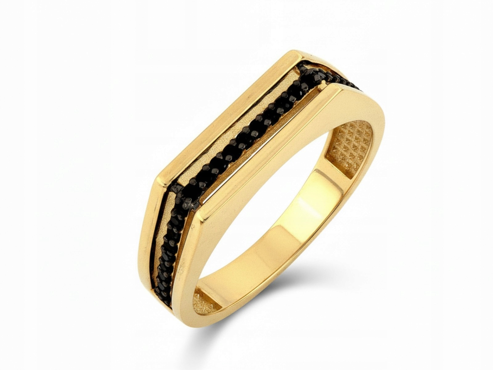 Dámský prstýnek ze zlata 585, zirkon, módní, 14kt