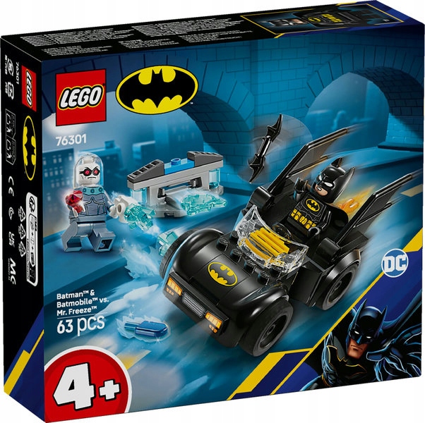 Lego Marvel Heroes Batman i Batmobil kontra Mr.Freeze 76301
