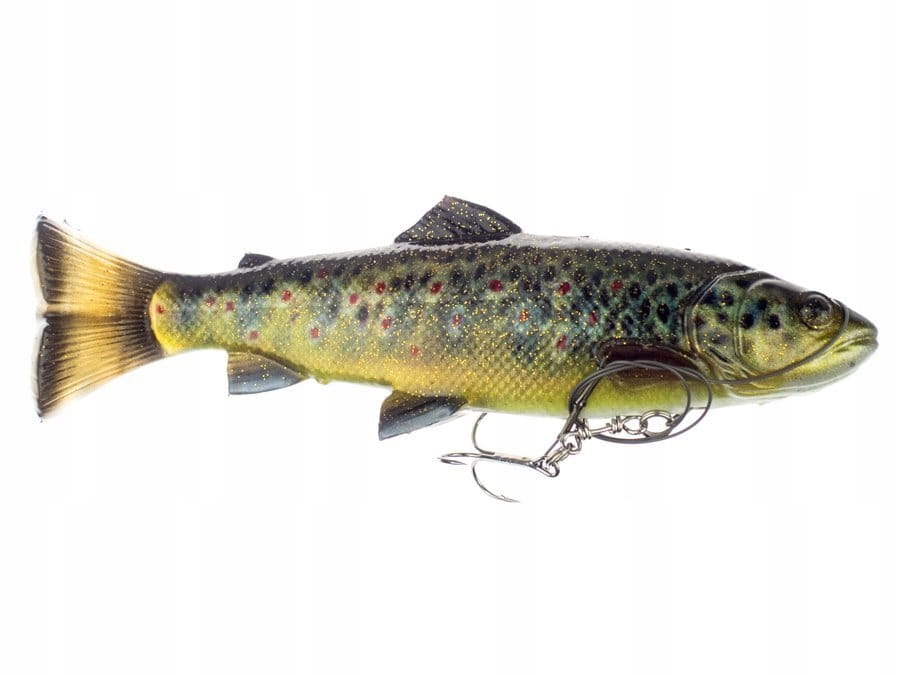 Savage Gear 4D Pulse Tail Trout 16cm Brown Tr.