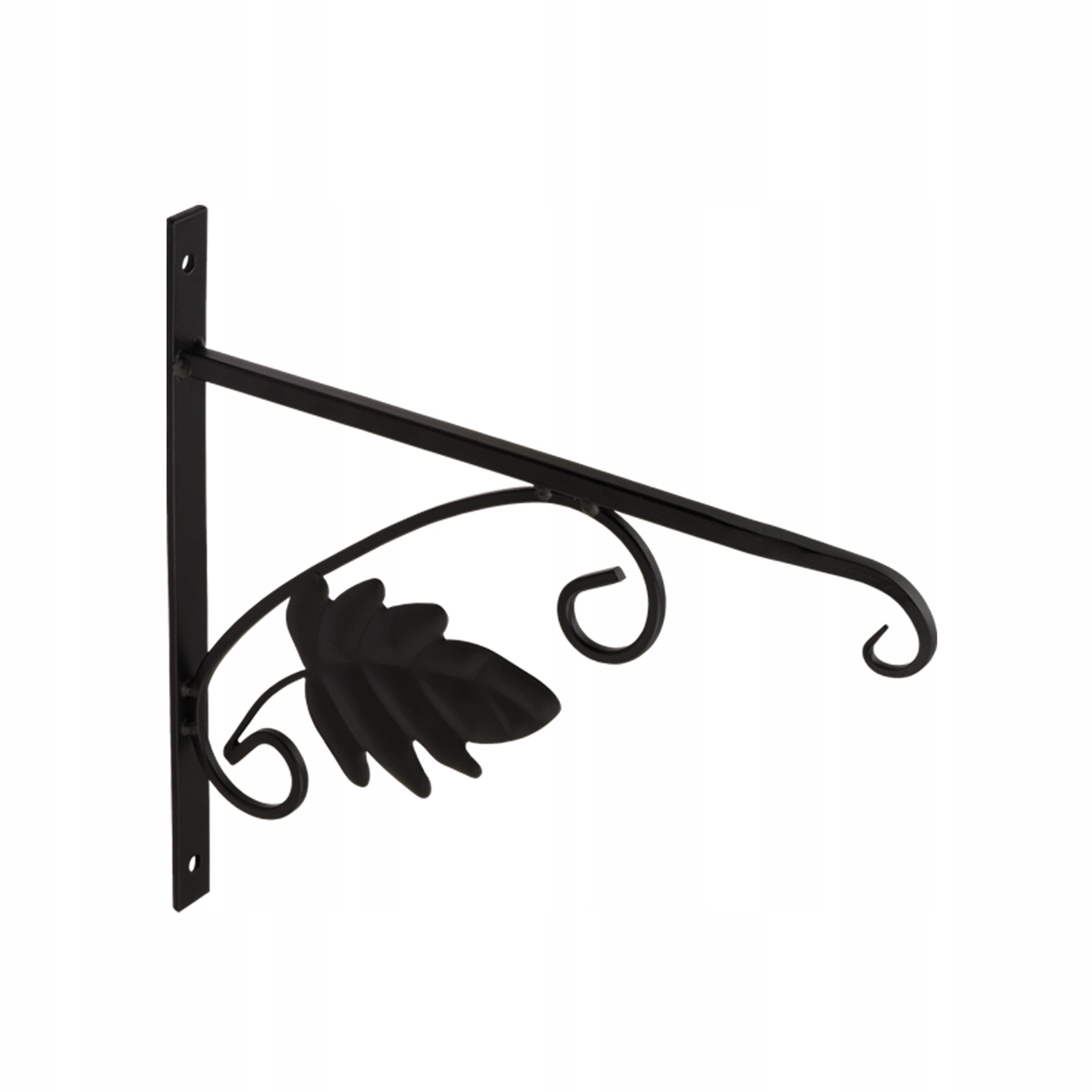 

Uchwyt metalowy wieszak na kwiaty doniczkę liściem