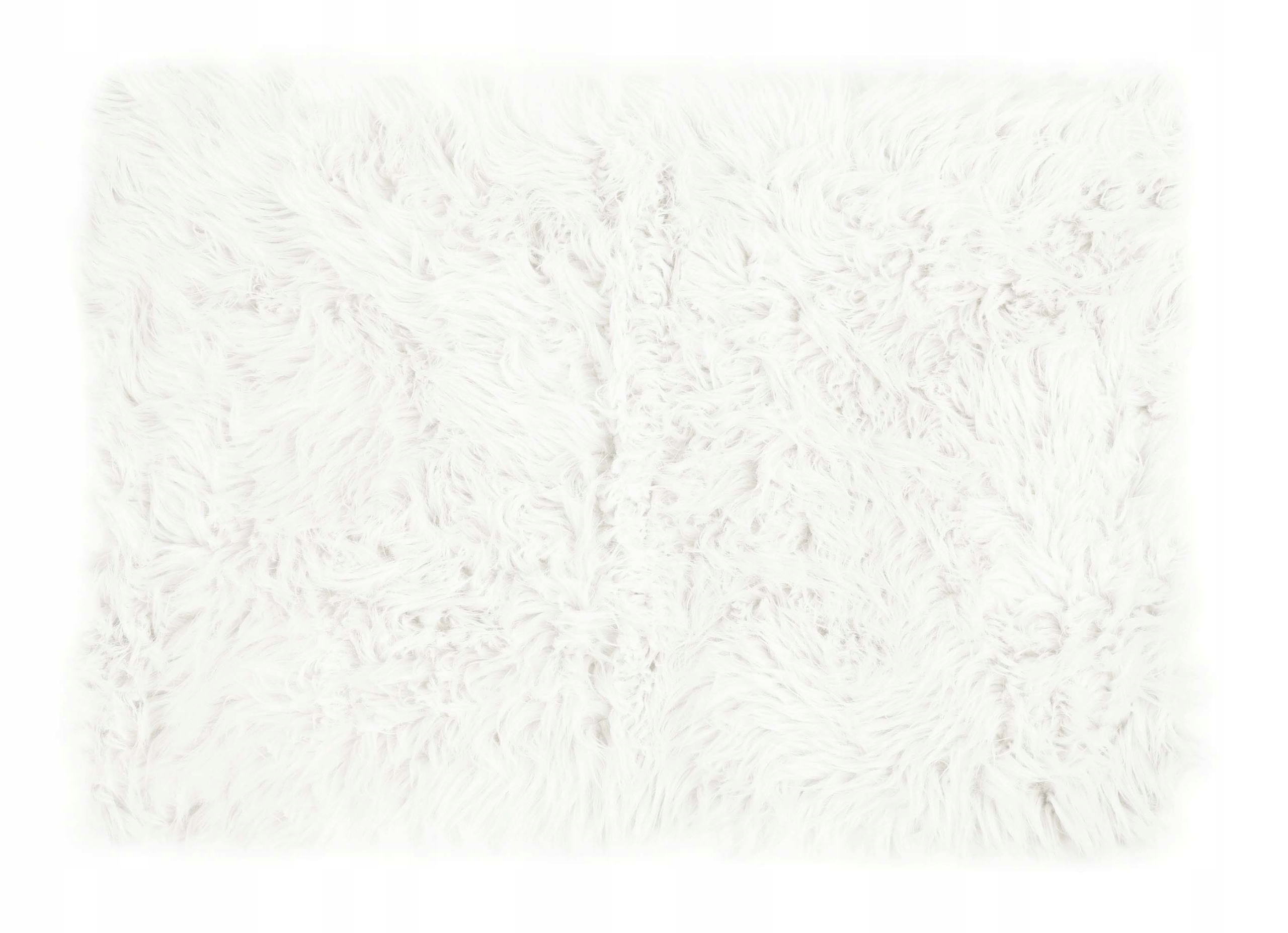 Koberec Kožešinový 120 X 170 Umělá Kůže Bílá Arctic