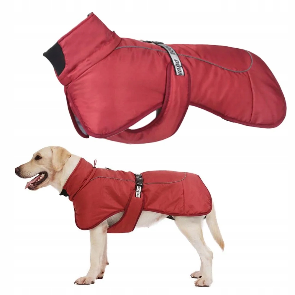 Levně Teplá Bunda Derka Zimní Velké Psy Amstaff 5XL