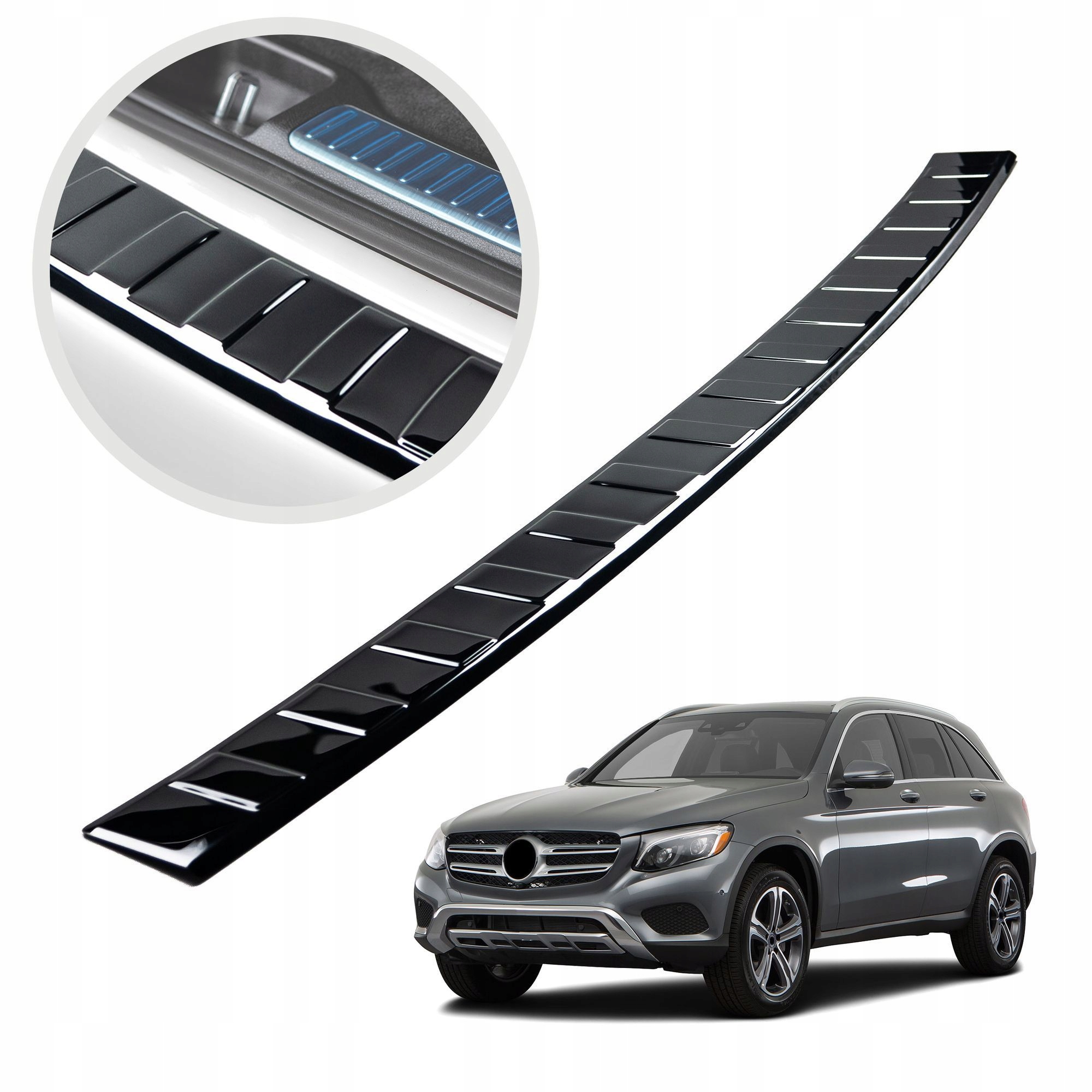 Ochranná lišta na zadný nárazník pre Mercedes Glc I X253 2015-2022