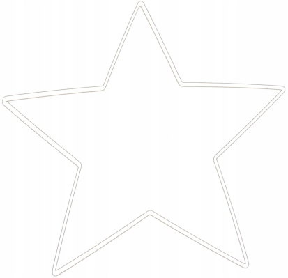 

Metalowa Gwiazda Biała łapacz snów 40 cm makrama