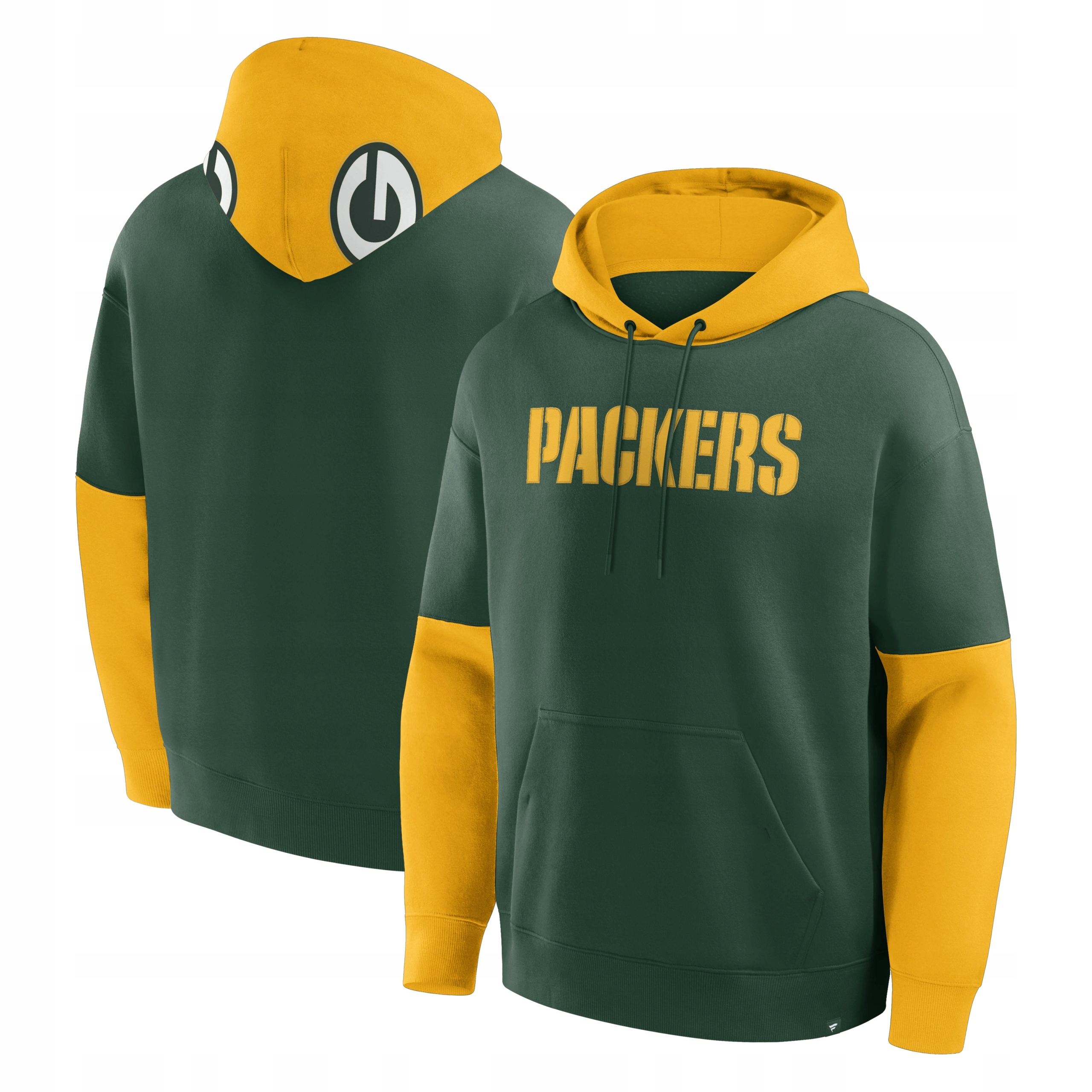 Pánská mikina Green Bay Packers Nfl Redzone Helmet Hoodie Velikost: M