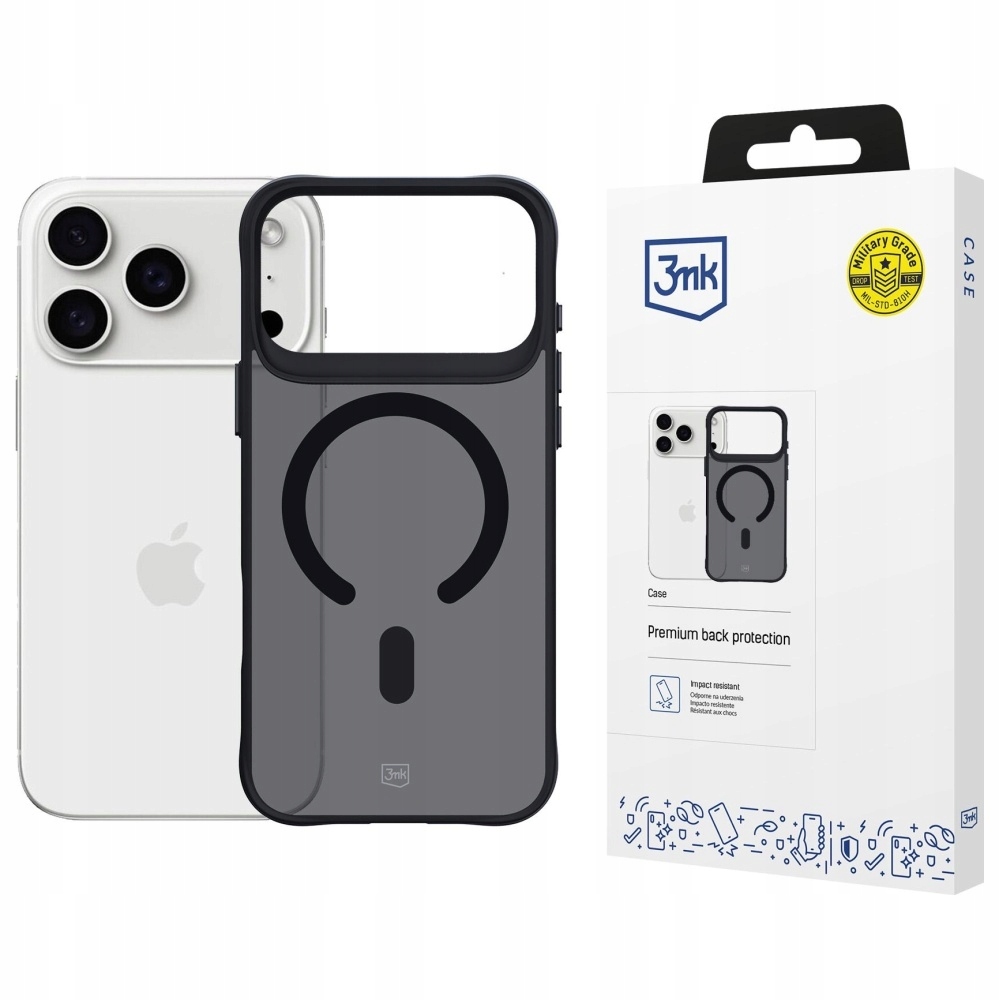 Pouzdro 3MK Smoke MagCase pro Apple iPhone 17 Pro