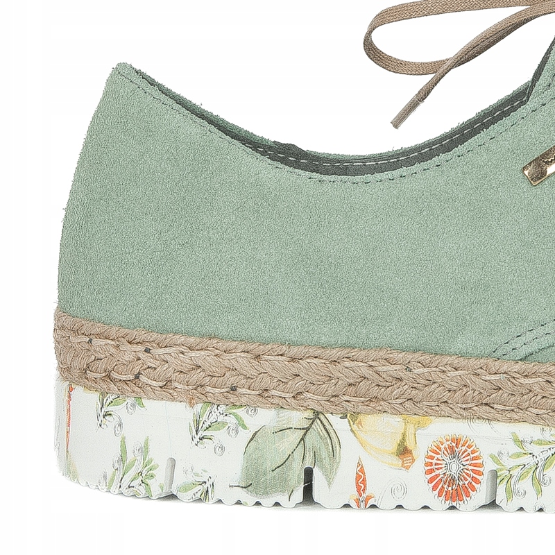 Półbuty espadryle Maciejka 02936-36 seledyn r.41 Wzór dominujący bez wzoru