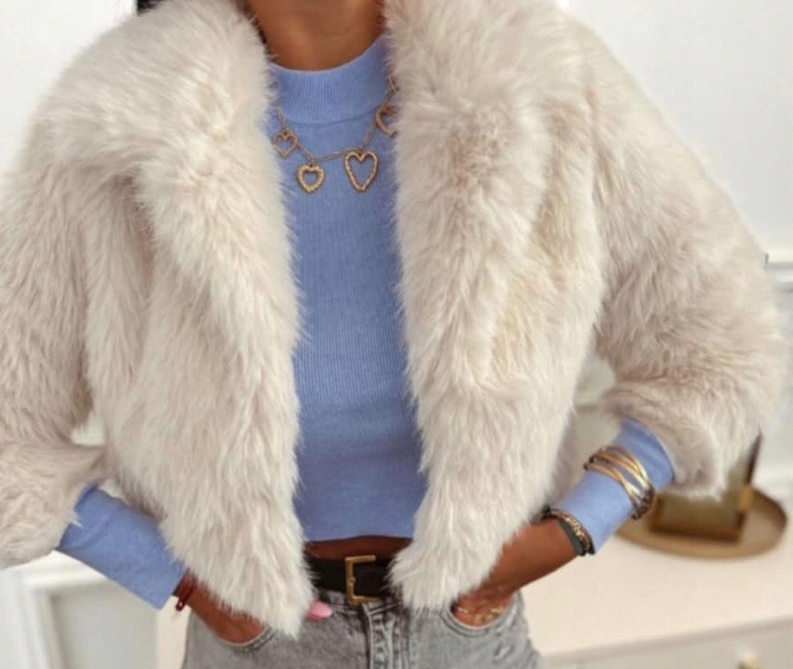 Futerko białe do pasa