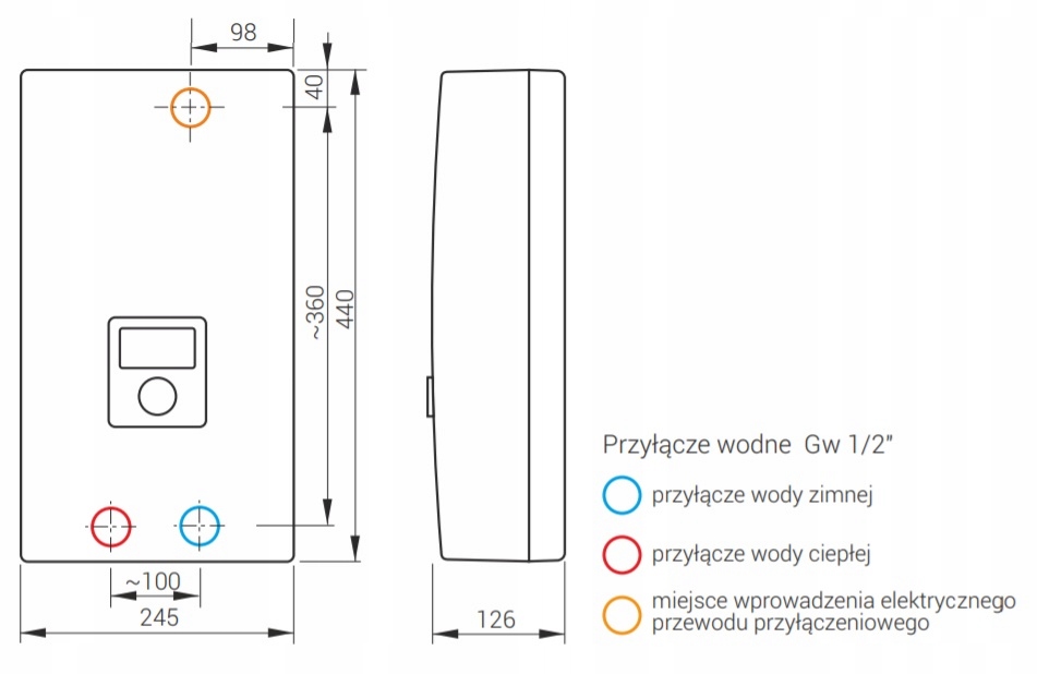 KOSPEL PODGRZEWACZ ELEKTR. PPE3-18/21/24.LCD Kod producenta PPE3-18/21/24.LCD.PL