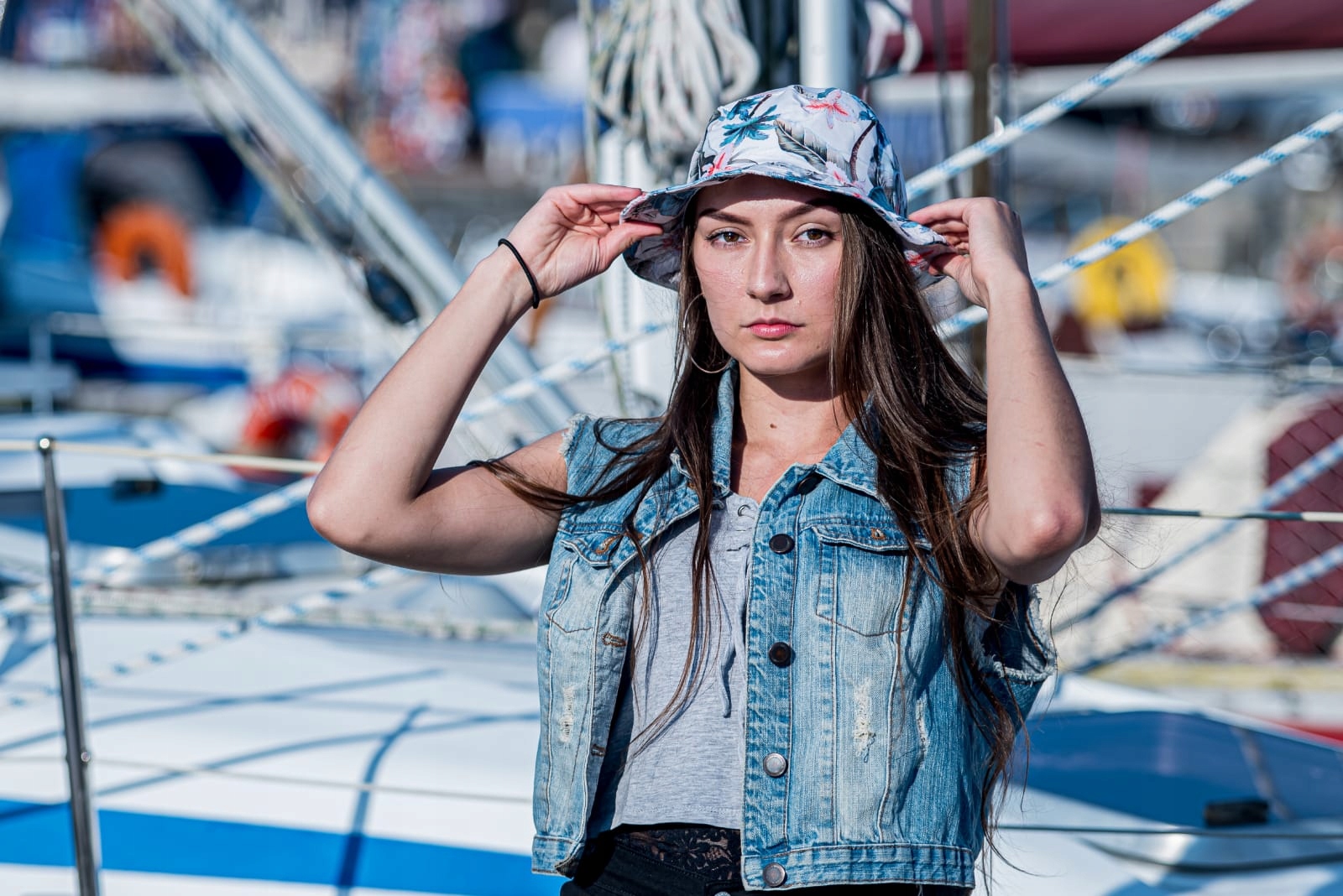 BUCKET-HAT kapelusz czapka rybacka melonik 58cm EAN (GTIN) 3597690135268