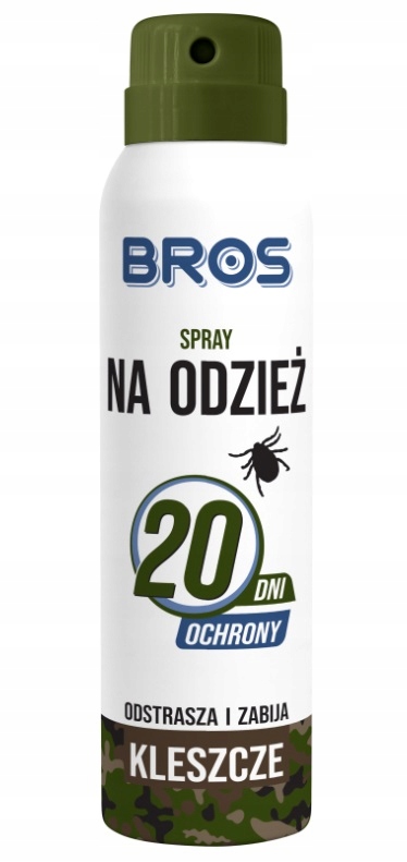 

Bros Spray Na Odzież Odstrasza I Zabija Kleszcze