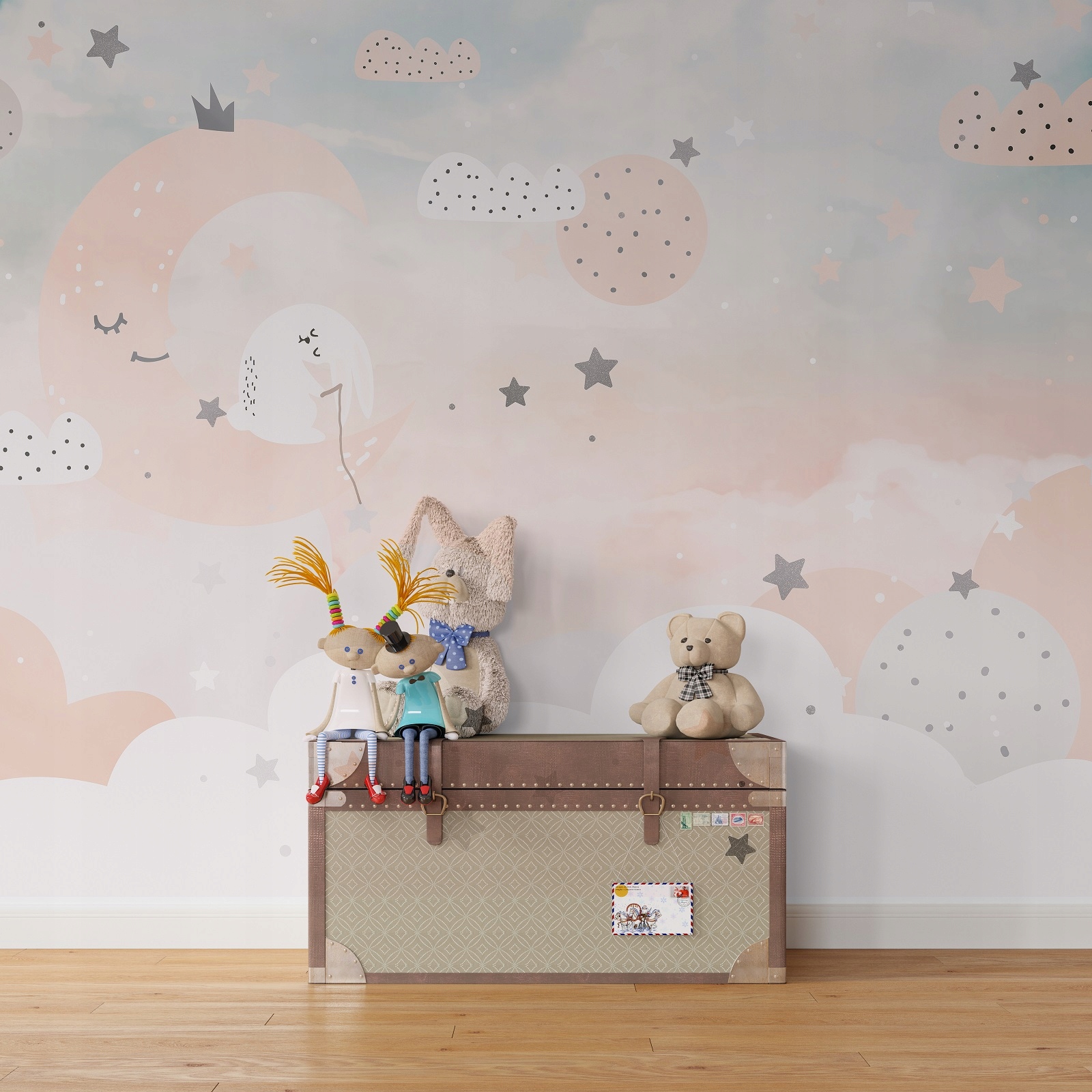 Fototapeta Spící měsíc 300x250 struktura 350 g