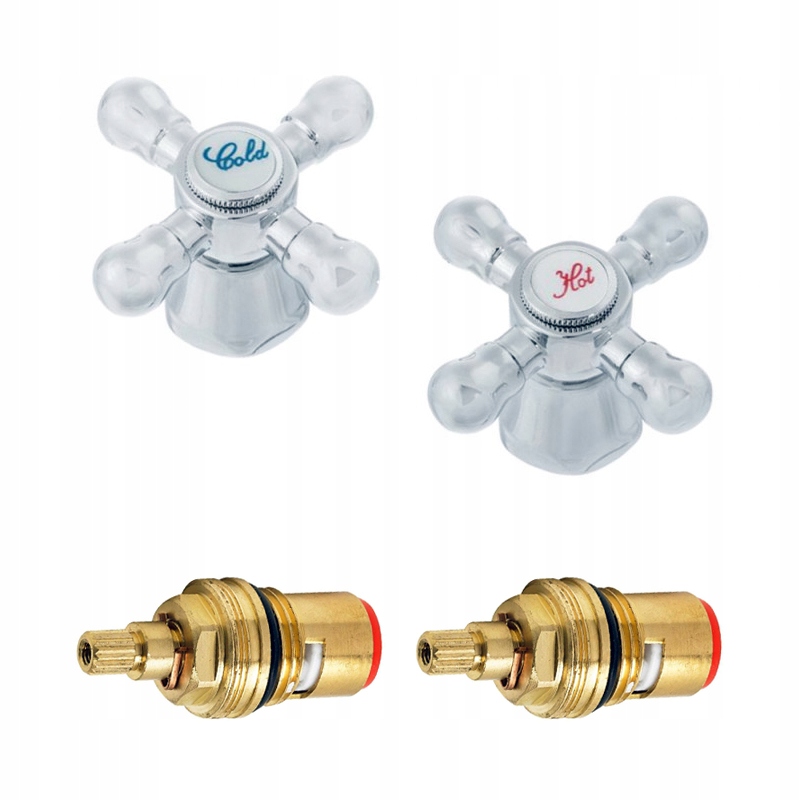 ZESTAW DO BATERII KRAN POKRĘTŁO GŁOWICA CERAMICZNA