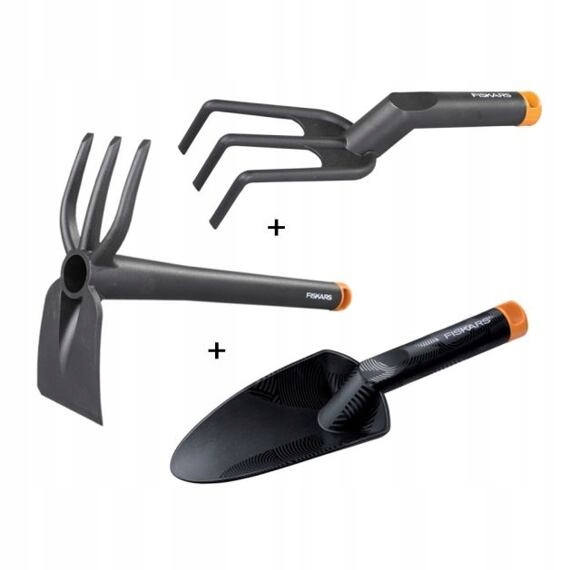 Fiskars 10508 set lopatka (1071899) motyčka (1072100) kultivátor