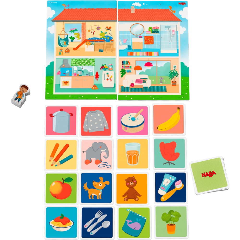 HABA MÓJ DOM MOJA PIERWSZA GRA PLANSZOWA 2+ EAN (GTIN) 4010168258584