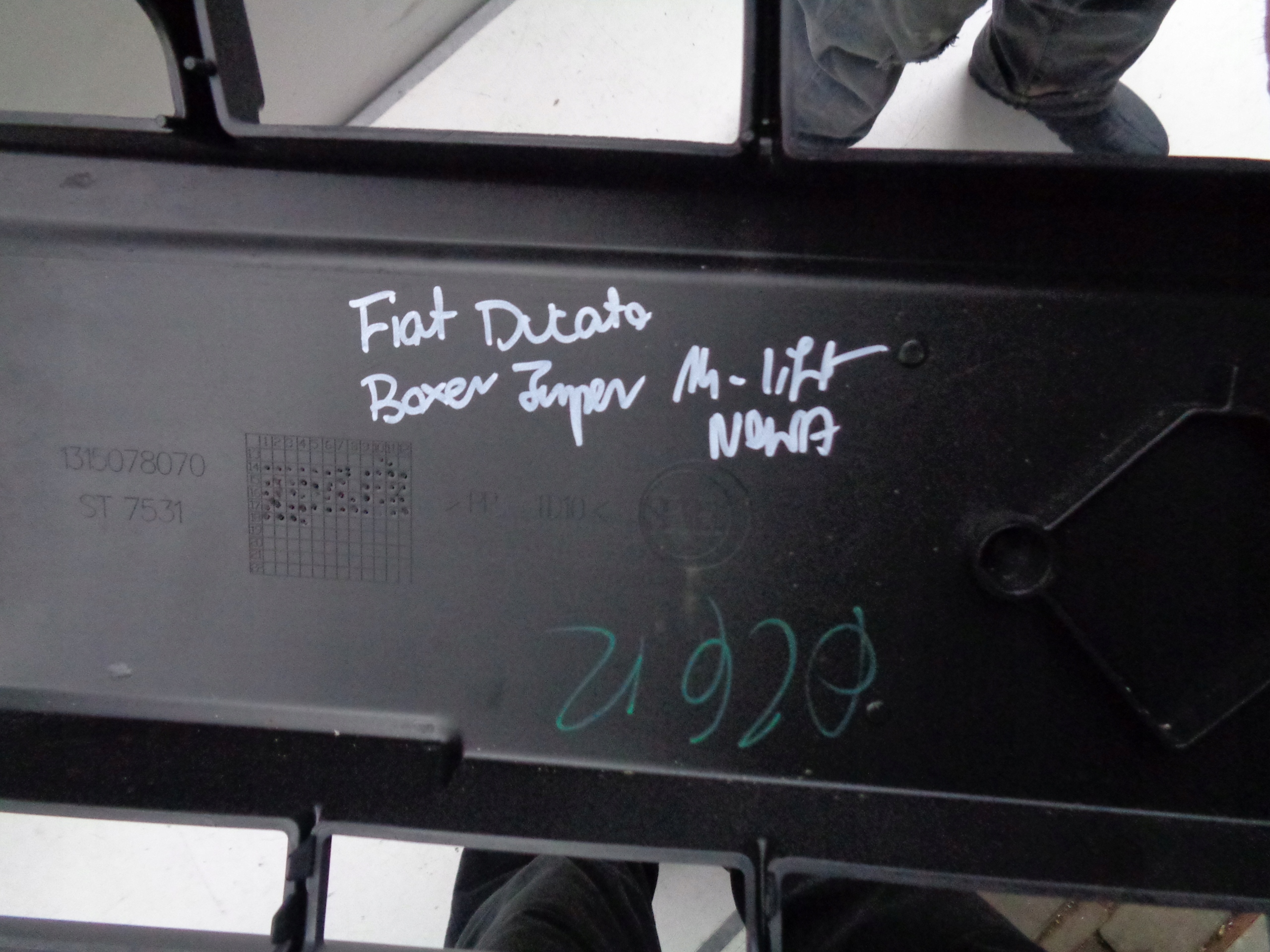 new bumper grid FIAT DUCATO BOXER 14- LIFT