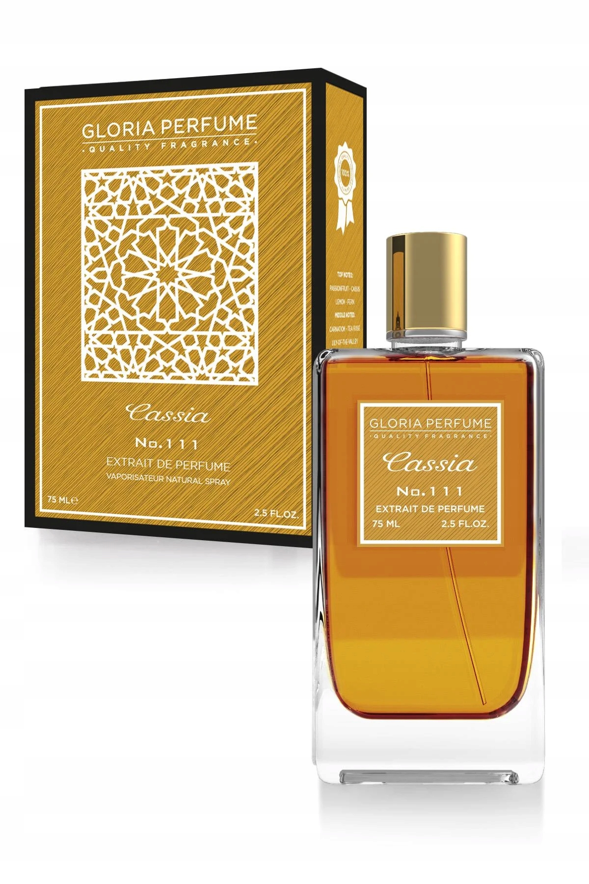 Cassia 111 Gloria 75 ML Parfémovaná Voda Unisex Parfém