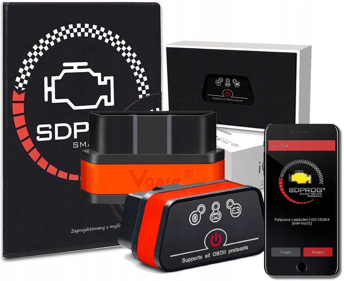 

Interfejs iCAR2 BT3.0 OBD2 ELM327 Sdprog Program