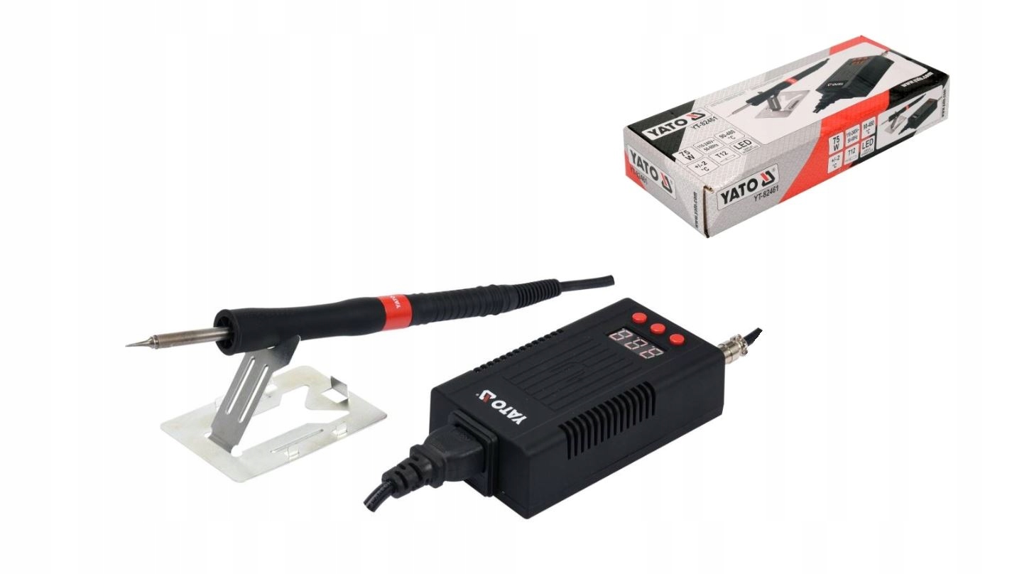 STACJA LUTOWNICZA LED GROT T12 75W LUTOWNICA YATO