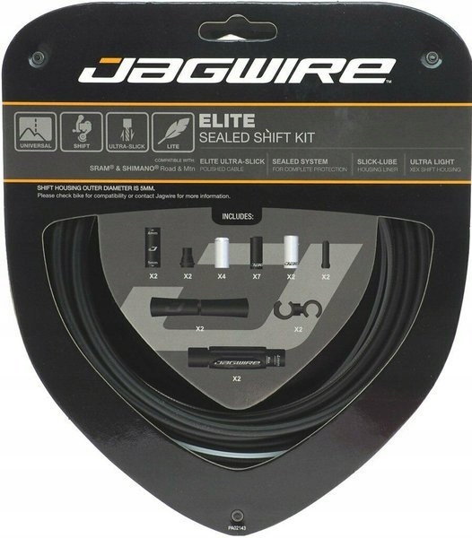 Jagwire přehazovačka Elite Sealed 2X černá