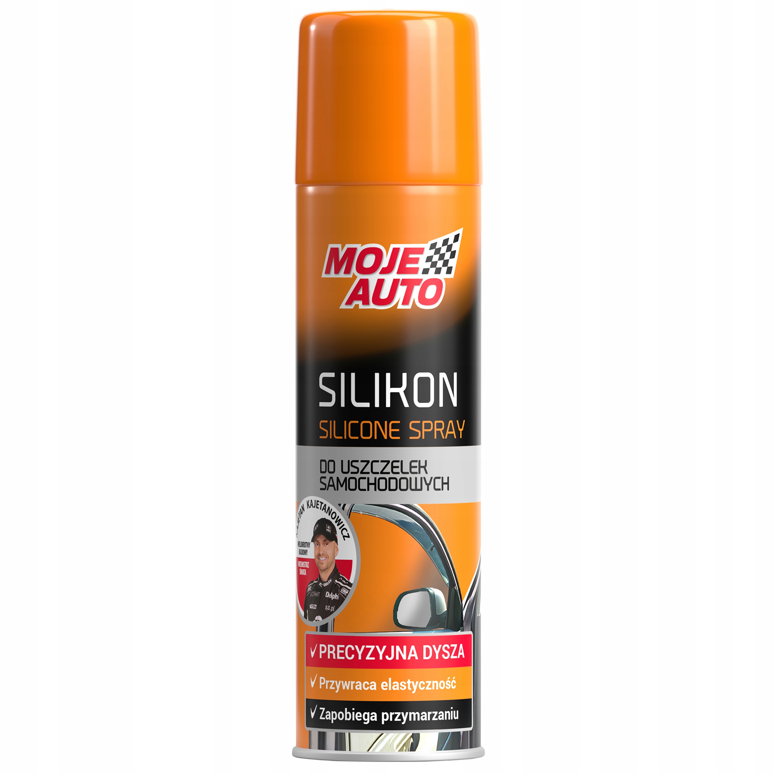 Smar w sprayu Silikon do uszczelek samochodowych gumowych drzwi 200ml