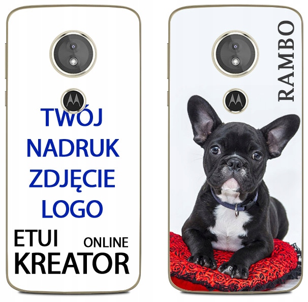 

Etui Silikon Kreator Nadruk Do Motorola Moto E5