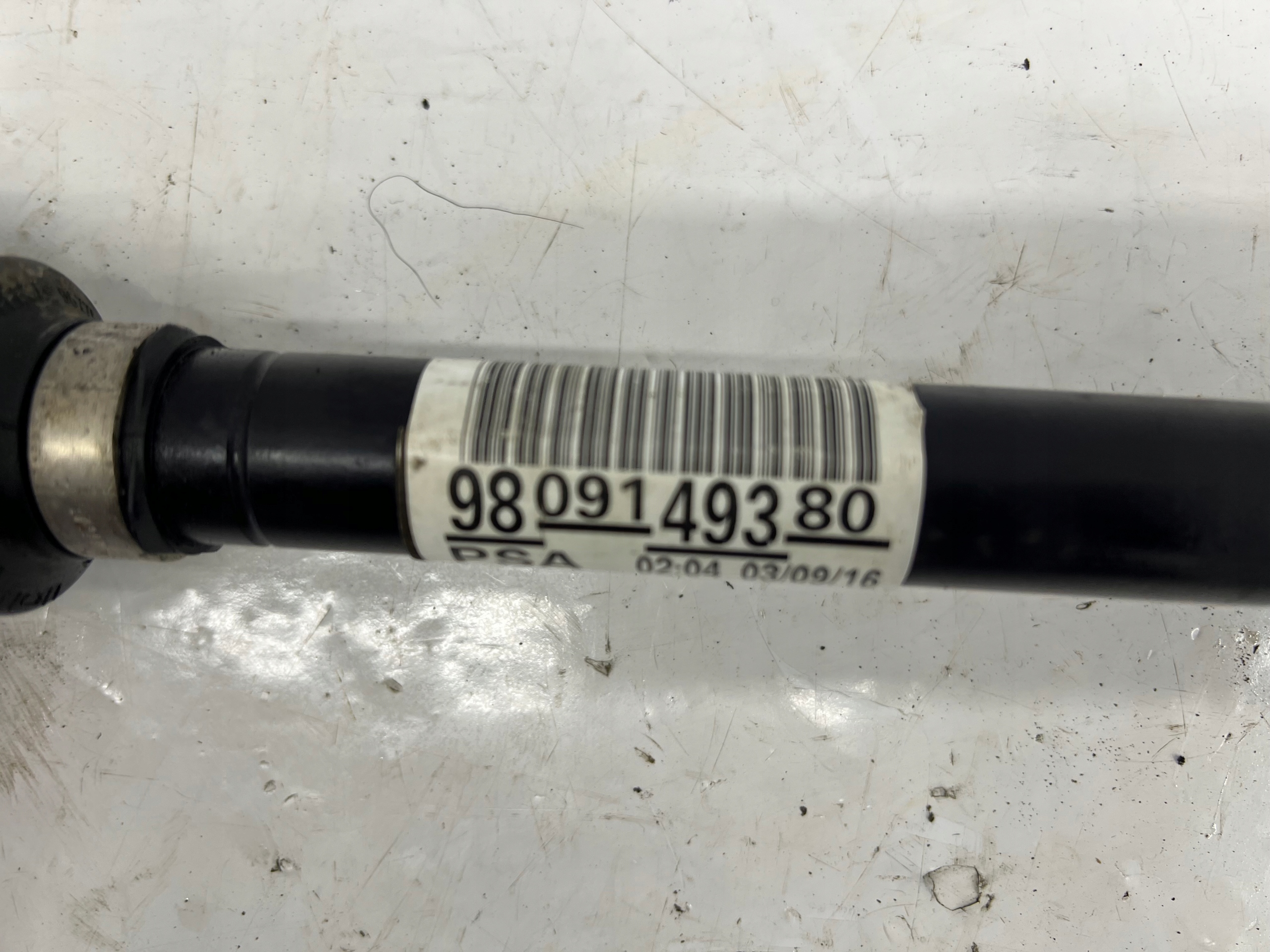 semi-axis left front MANUAL 9809149380 PEUGEOT 308 2 II T9 1.6 HDI