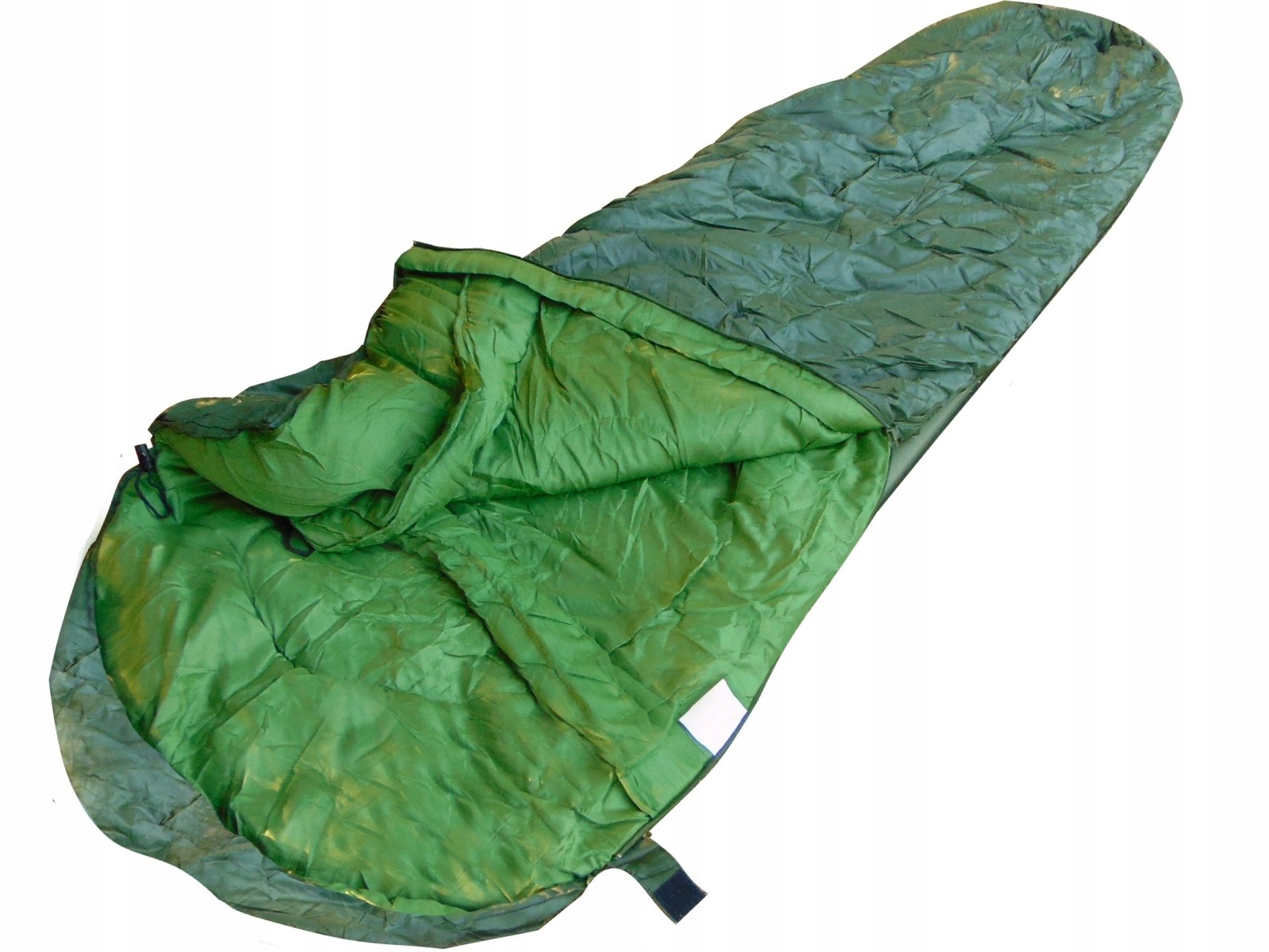 Spací pytel Fox Outdoor, 450 g/m², zelený, 2-vrstvý, -10°C až +15°C