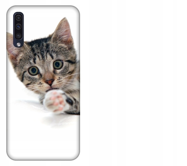 

Etui pokrowiec Samsung Galaxy A50 Kot kotek smiesz