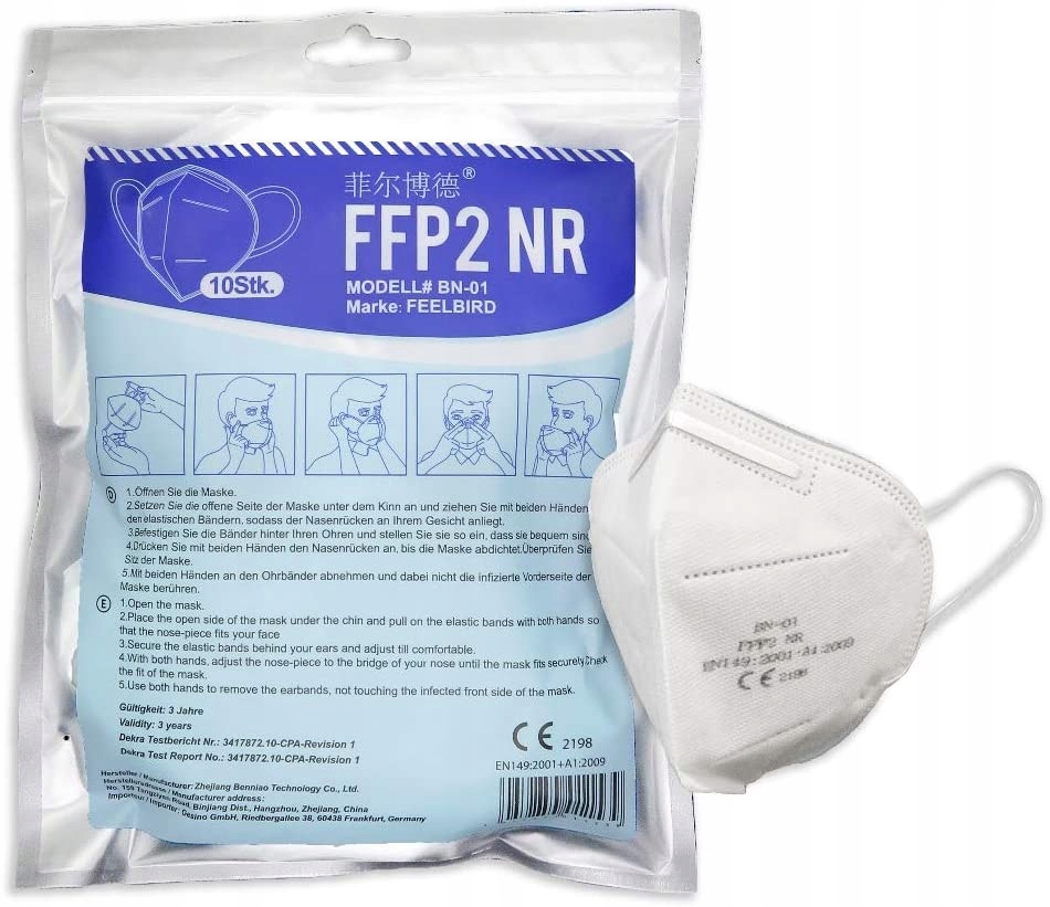 MASECZKI MEDYCZNE BIAŁE 10SZT