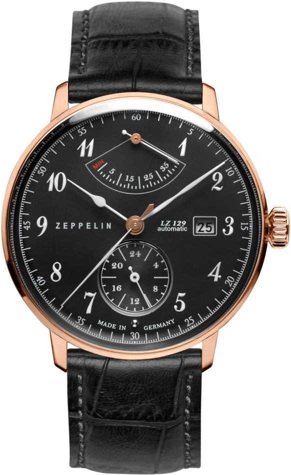 Zegarek męski Zeppelin 7064-2 czarny klasyczny