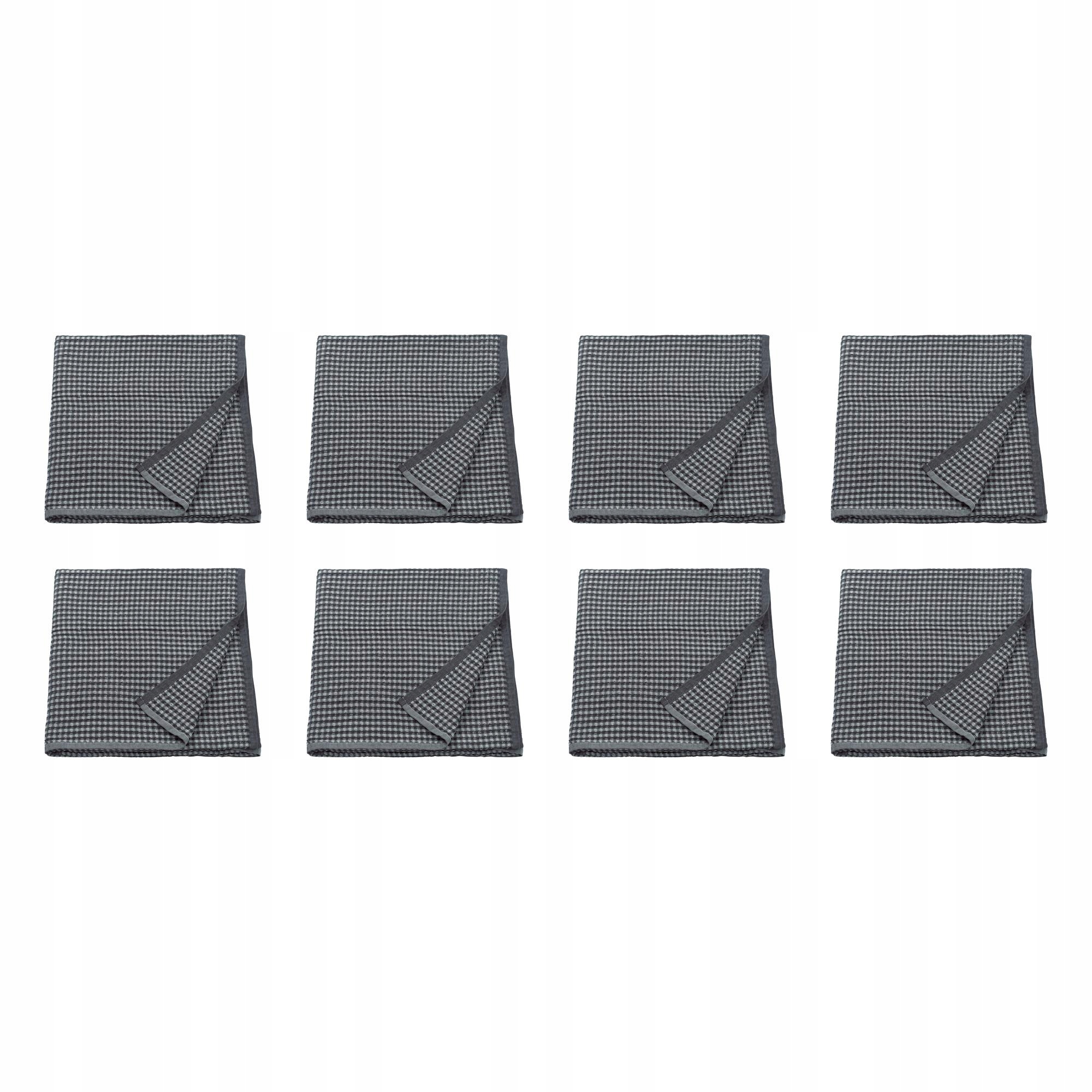 8 ks Přehoz Pelartuja tmavě šedý, světle šedý 150 x 250 cm bavlna