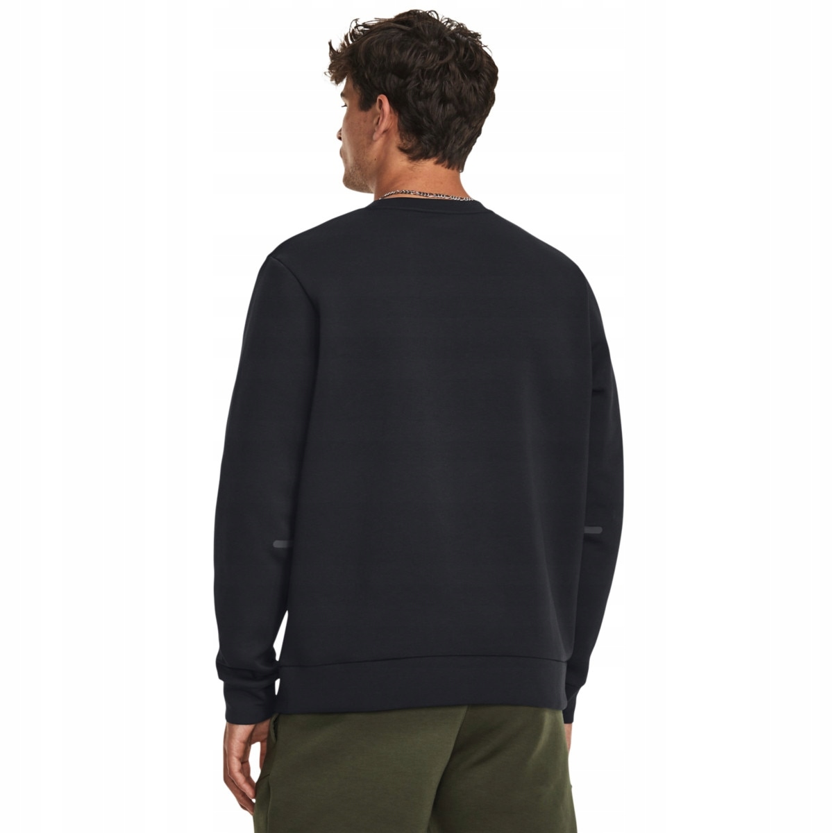 Under Armour Mikina Ua Unstoppable Flc Crew-BLK