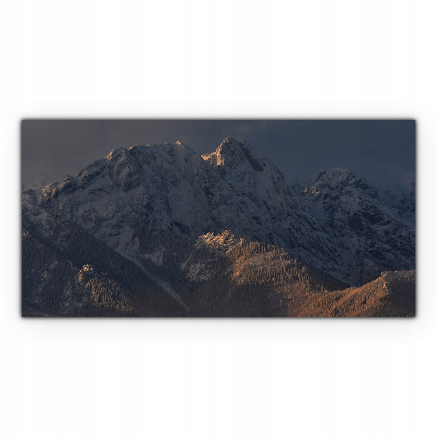 

Canvas na ramie ścienny 120x60 Góry Wschód Słońca