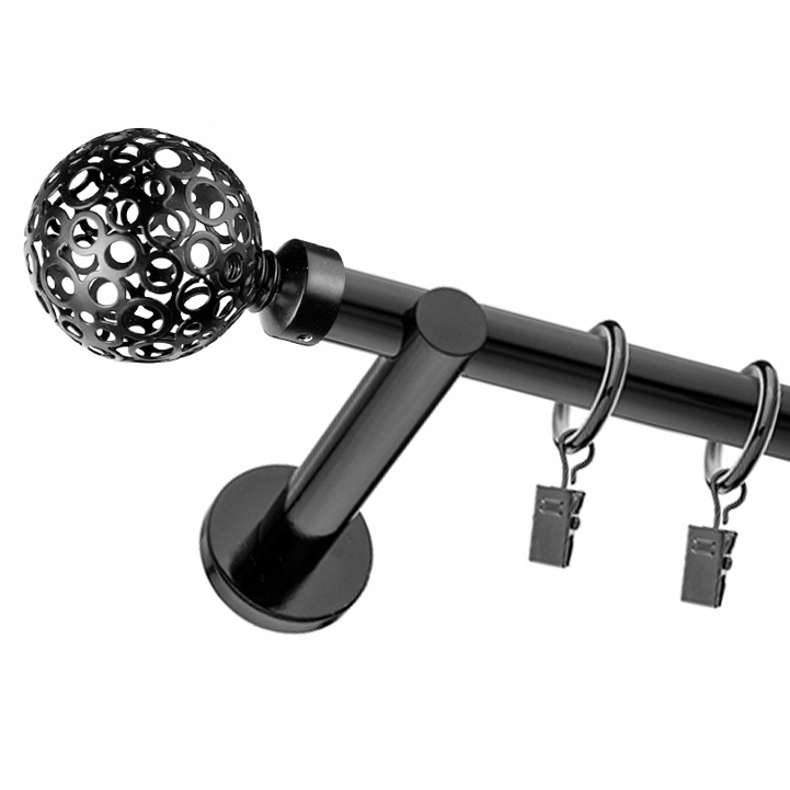 

Karnisz Nowoczesny Czarny Pojedynczy Fi 19mm 200cm