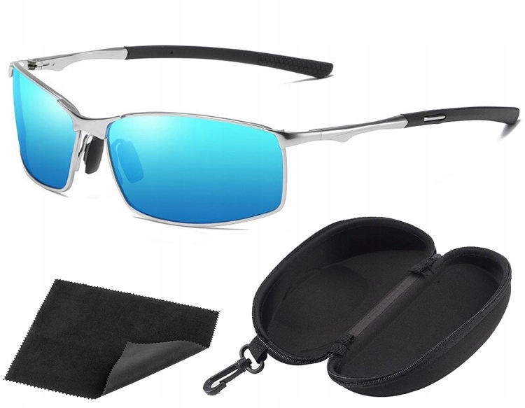 

Aluminiowe Męskie Okulary Polaryzacyjne Lustrzanki