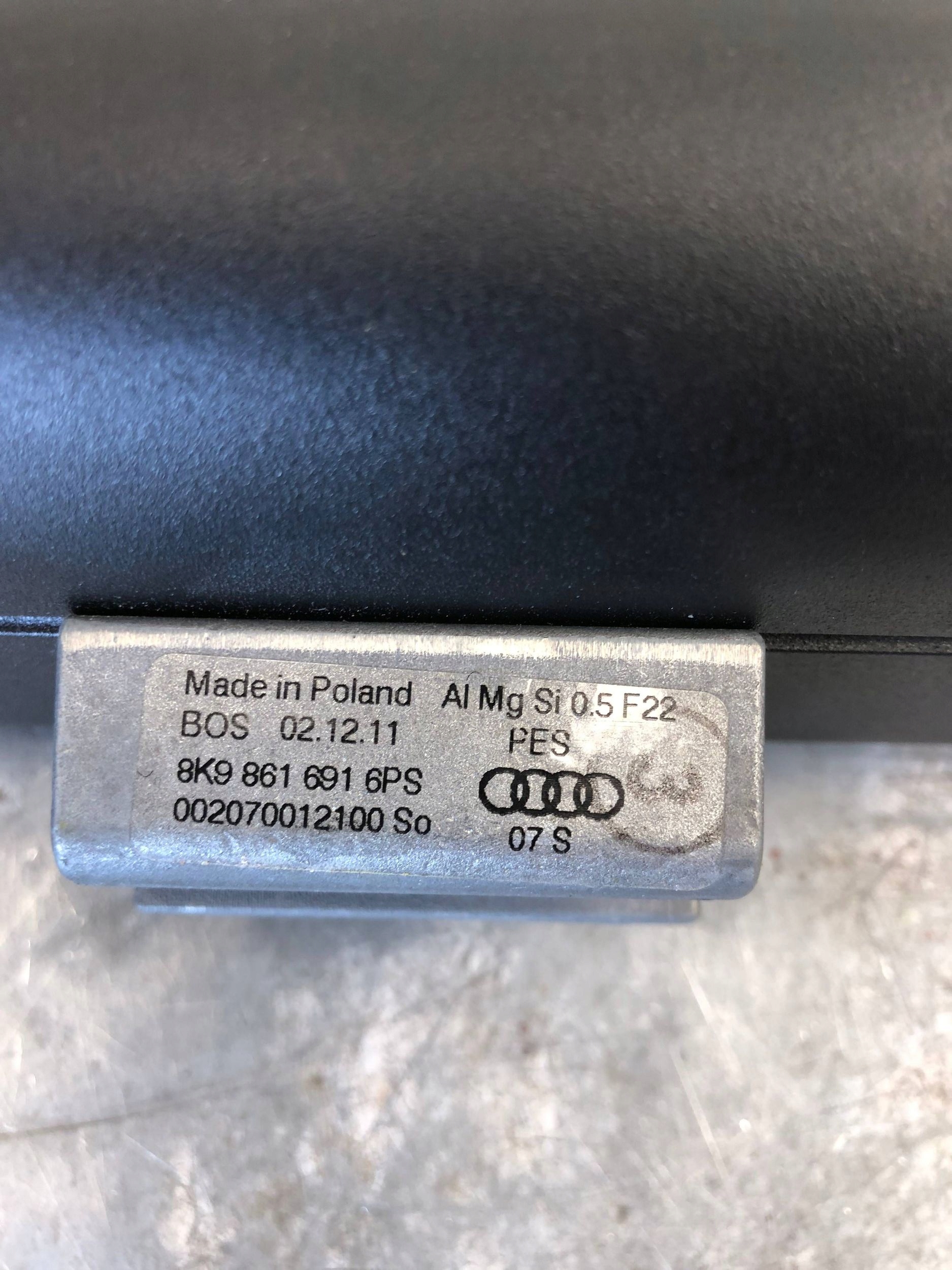 blinds net boot AUDI A4 B8 KOMBI 8K9861691