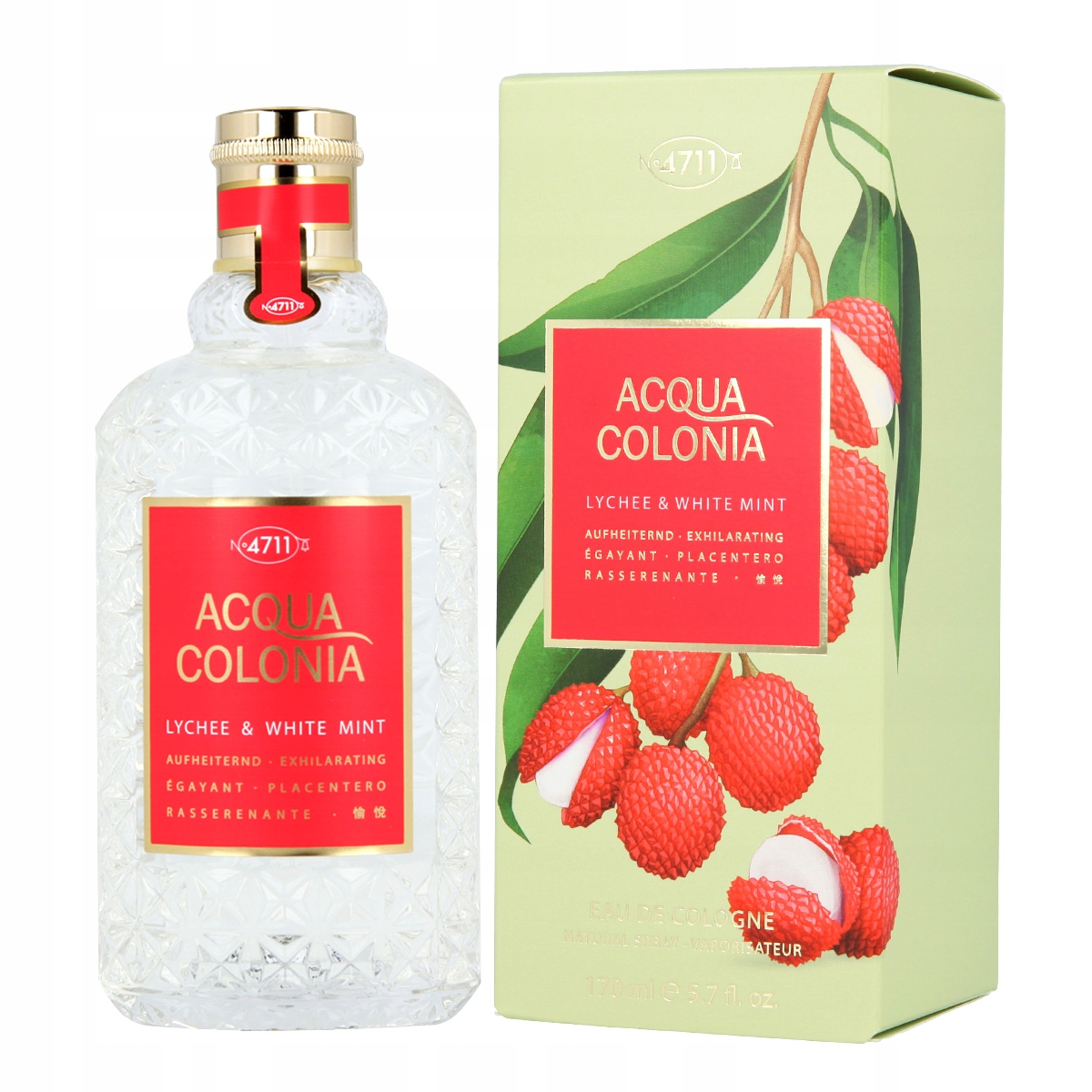4711 Acqua Colonia Lychee & White Mint Edc 170 ml Unisex
