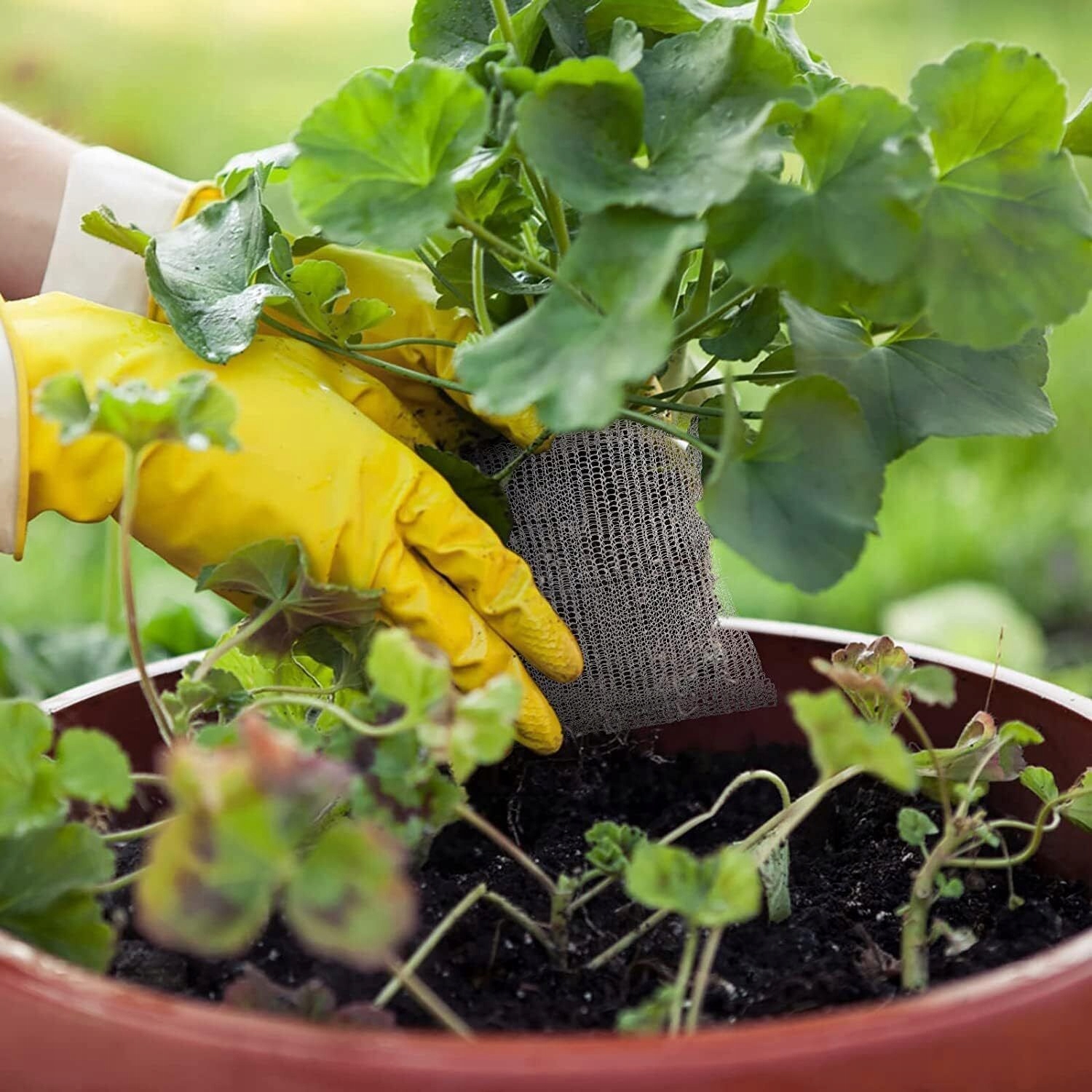 4X METALOWEJ KOSZ SIATECZKOWY NA KORZENIE ROŚLIN PRZECIW KRETOM I NORNICOM EAN (GTIN) 0886545184340