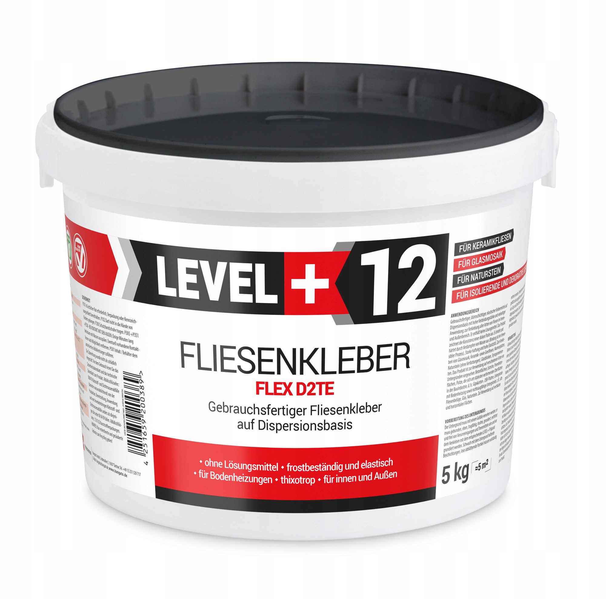 

Klej do płytek gotowy mrozoodporny 5 Kg RM12