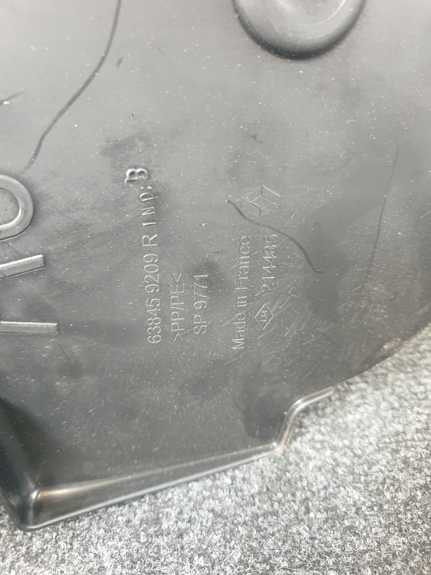 NADKOLE LEWE PRZÓD RENAULT TRAFIC 638459209R Numer katalogowy oryginału 638459209R