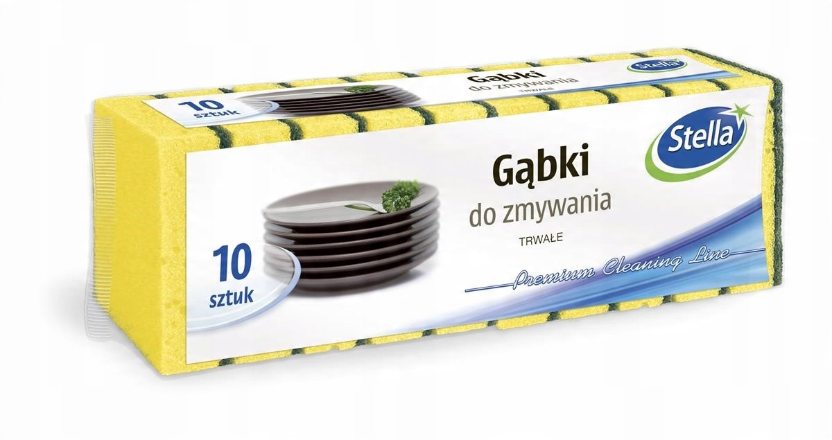

Gąbki Do Zmywania Naczyń Stella 10 Sztuk