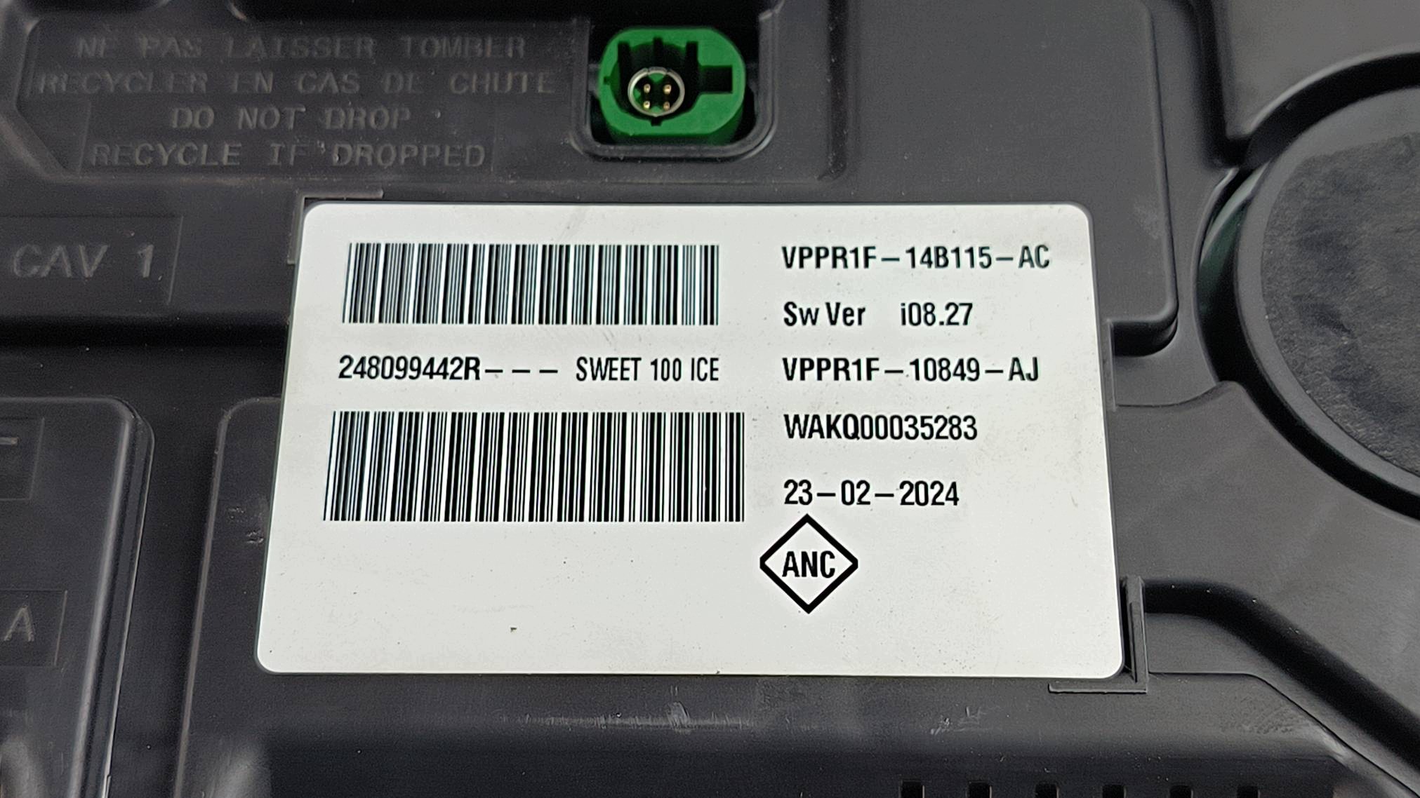 dials clock display EU 248099442R RENAULT ARKANA LIFT