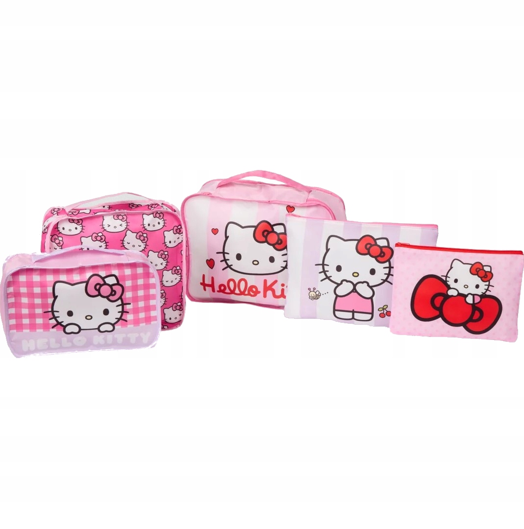 Zestaw organizerów podróż dla dzieci Hello Kitty